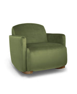 Royton Nursing Chair - Olive Velvet