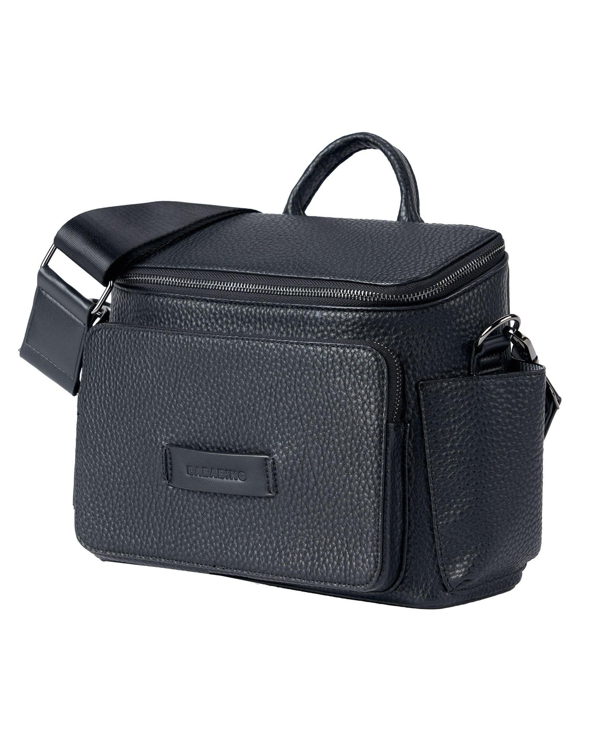 Bababing! Changing Bags Bababing Isla Cross Body Vegan Leather Daypac - Black