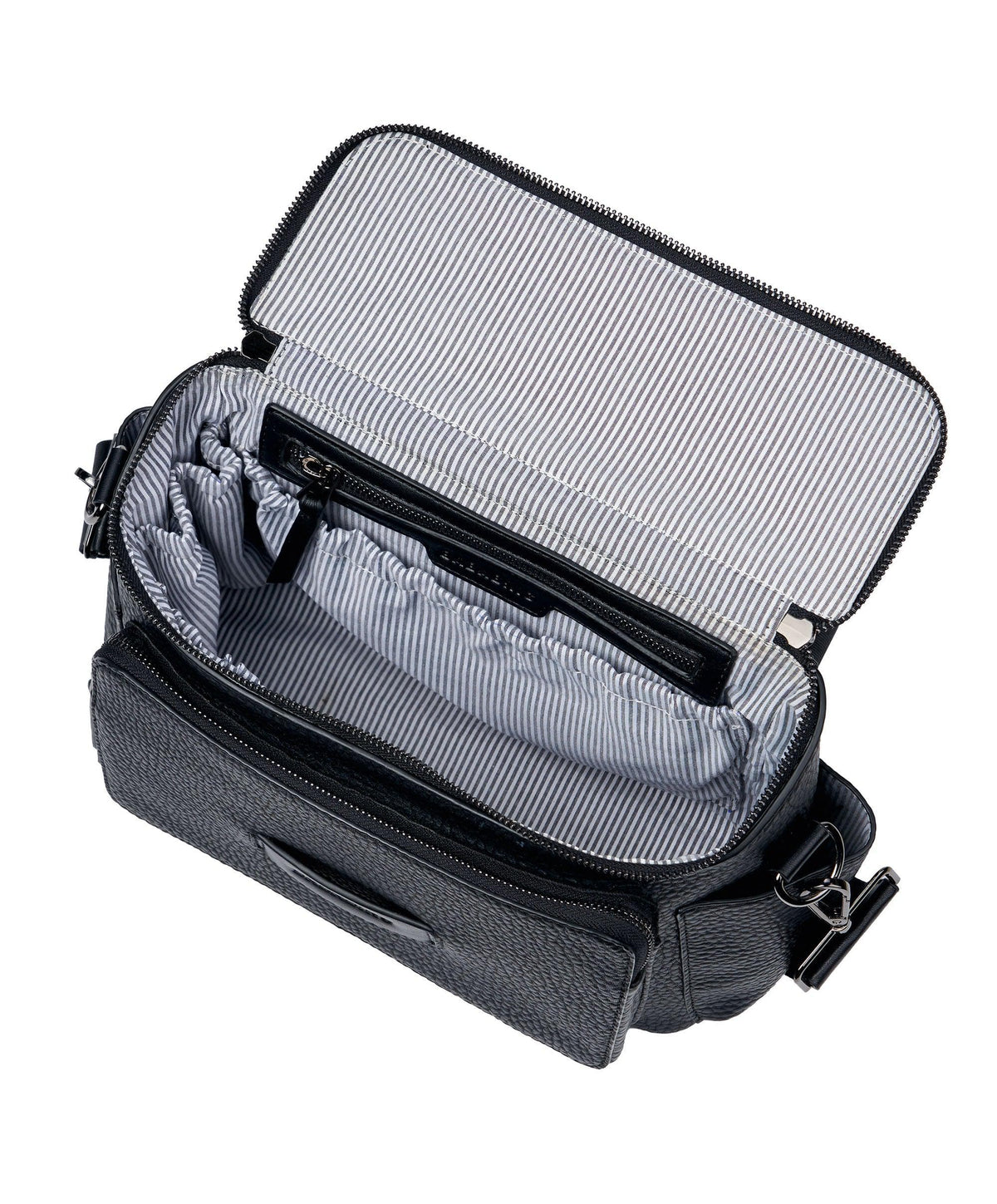 Bababing! Changing Bags Bababing Isla Cross Body Vegan Leather Daypac - Black