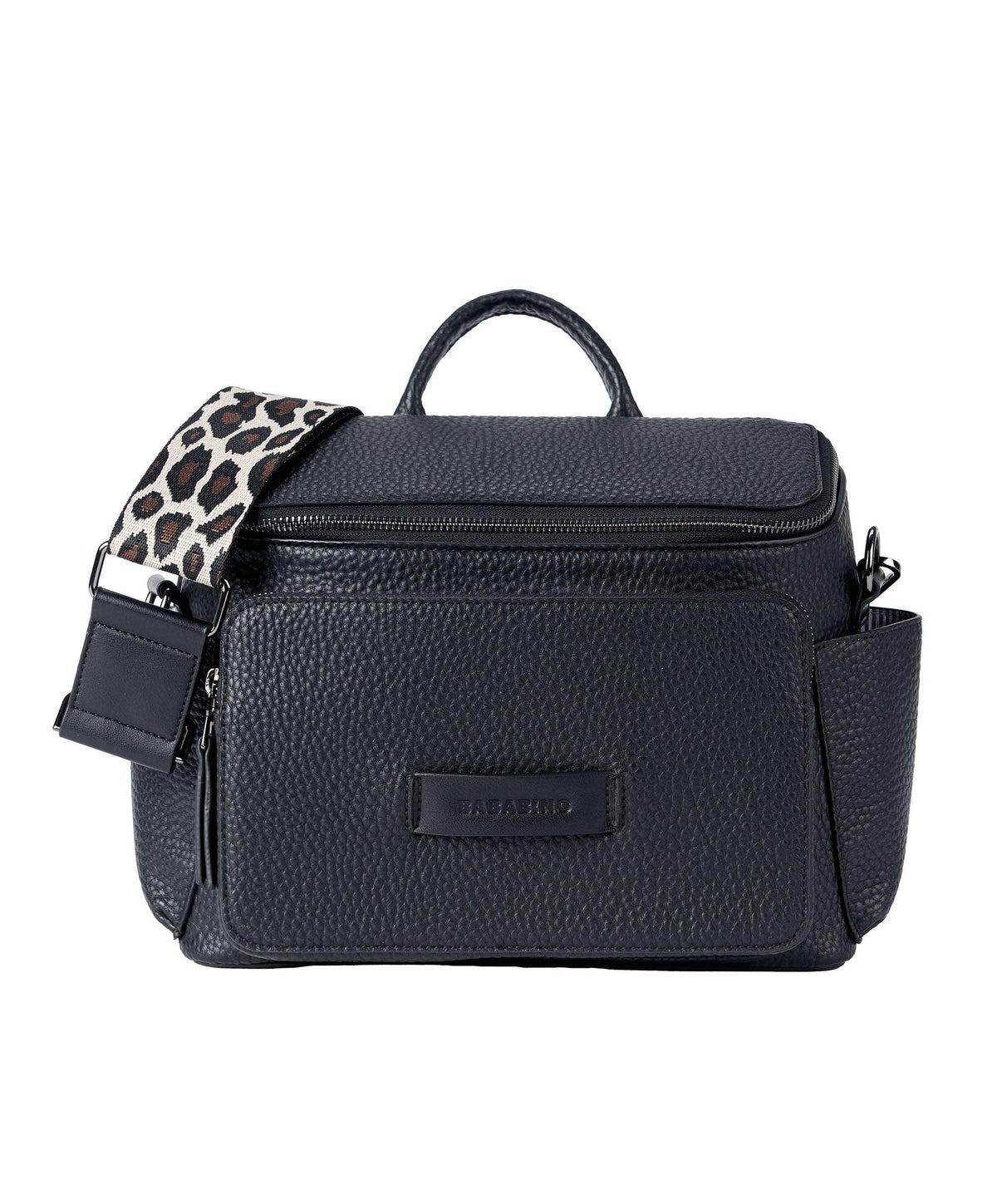 Bababing! Changing Bags Bababing Isla Cross Body Vegan Leather Daypac - Black