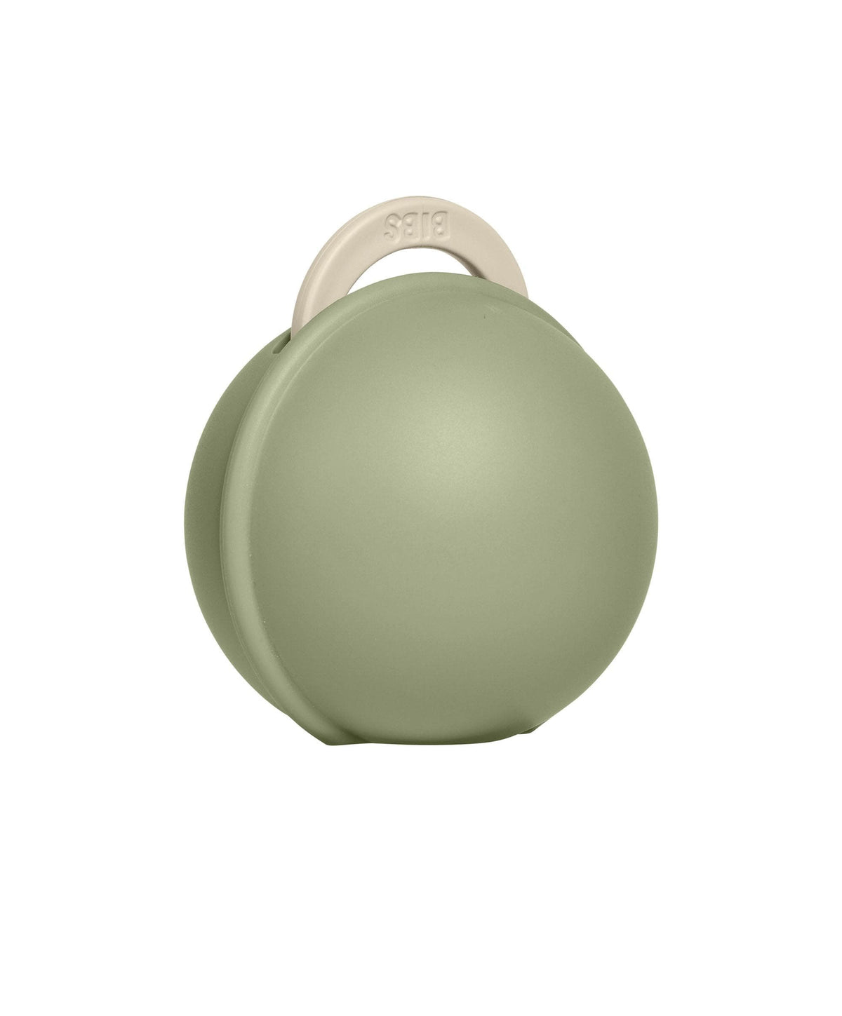 Bibs World Soothers BIBS Colour Pacifier Round Latex Size 1 Ivory & Pacifier Case Mini - Sage