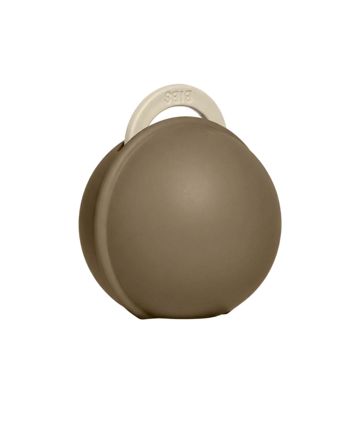 Bibs World Soothers BIBS Colour Pacifier Round Latex Size 1 Vanilla & Pacifier Case Mini - Dark Oak