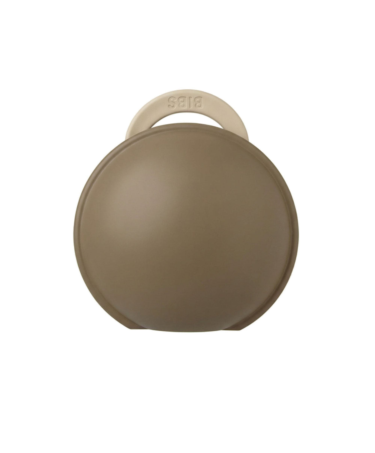 Bibs World Soothers BIBS Colour Pacifier Round Latex Size 1 Vanilla & Pacifier Case Mini - Dark Oak