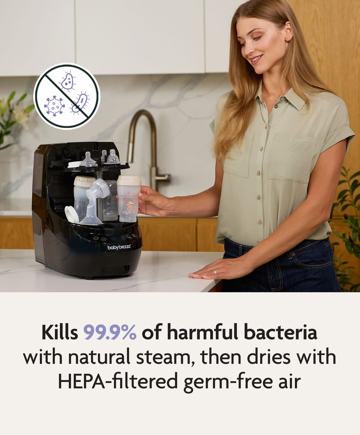Brezza Bottle Feeding Babybrezza Bottle Washer Pro - Black