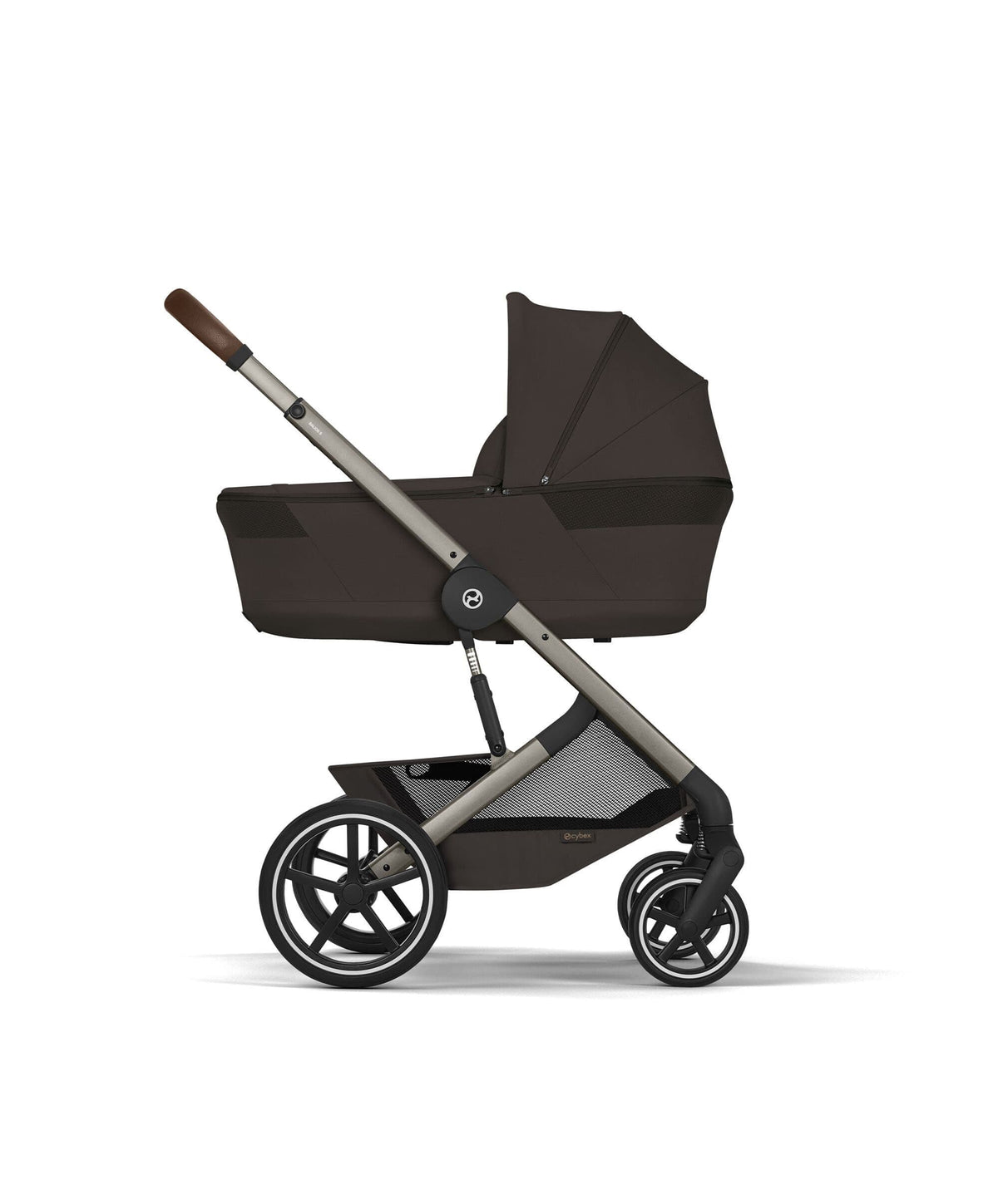 Cybex Pushchairs Cybex Balios S Lux Pushchair & Folding Carrycot - Chocolate Brown