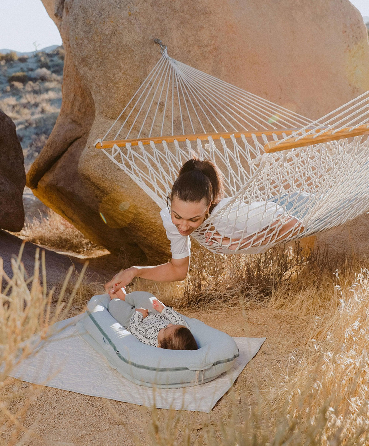 Dockatot Baby Nests Dockatot Deluxe+ Dock - Marine Chambray