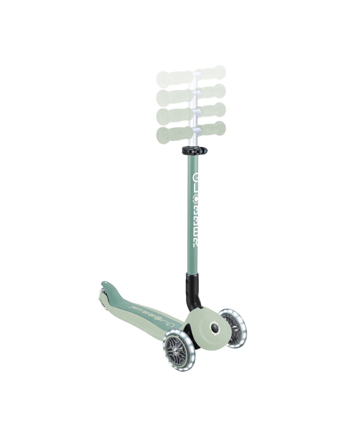Globber Outdoor Play Globber Go Up Active Lights Eco – Pistachio