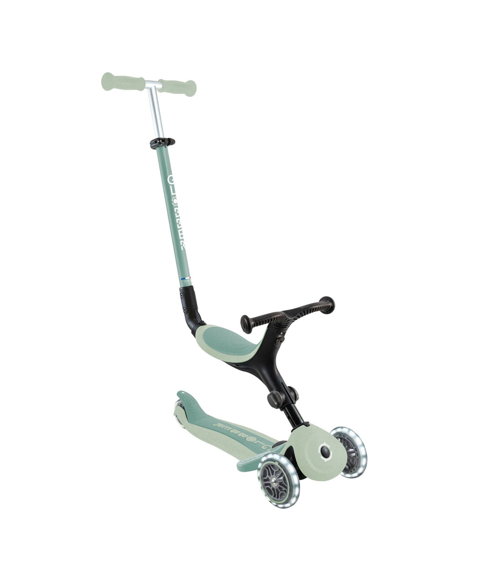 Globber Go Up Active Lights Eco – Pistachio – Mamas & Papas UK