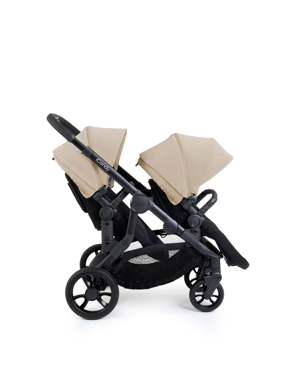icandy orange double stroller iCandy Orange 4 Twin Pushchair – Latte – Mamas & Papas UK