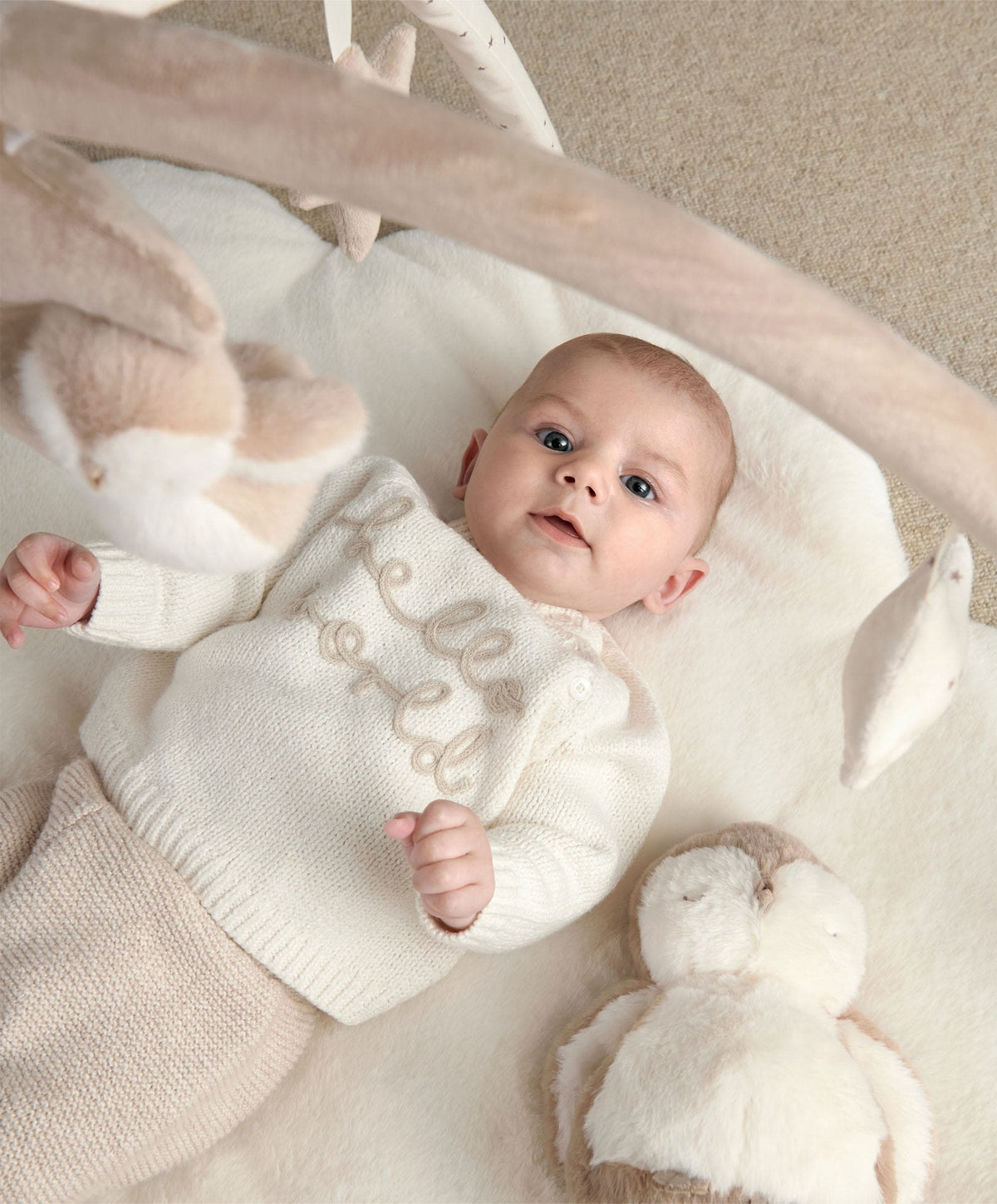 Mamas & Papas Activity Toys Wish Upon A Cloud Playmat - Oatmeal