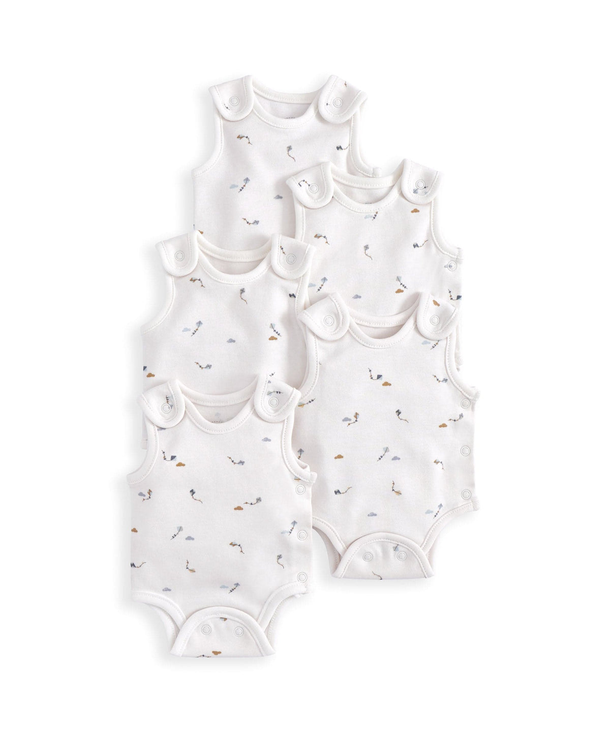 Mamas & Papas All-in-Ones & Bodysuits Kites Premature Bodysuits (Pack of 5)