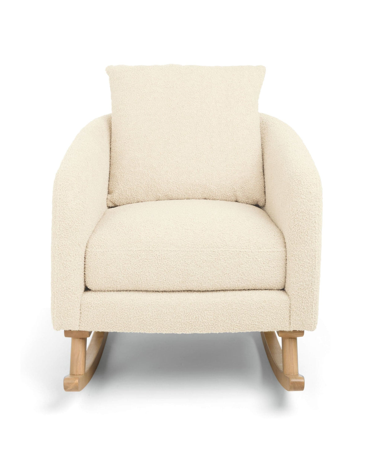 Mamas & Papas Alma Nursing Chair & Stool - Off White Boucle