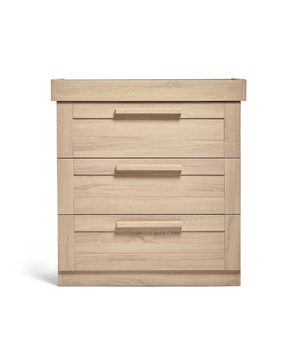Mamas & Papas Atlas Nursery Furniture Set & Essential Airflow Pocket Spring Cotbed Mattress Bundle - Light Oak