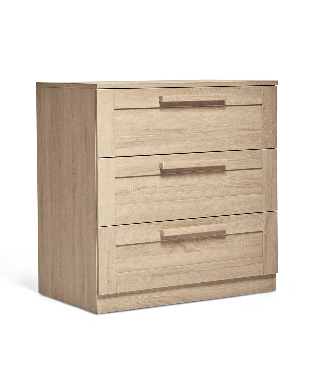 Mamas & Papas Atlas Nursery Furniture Set & Essential Airflow Pocket Spring Cotbed Mattress Bundle - Light Oak