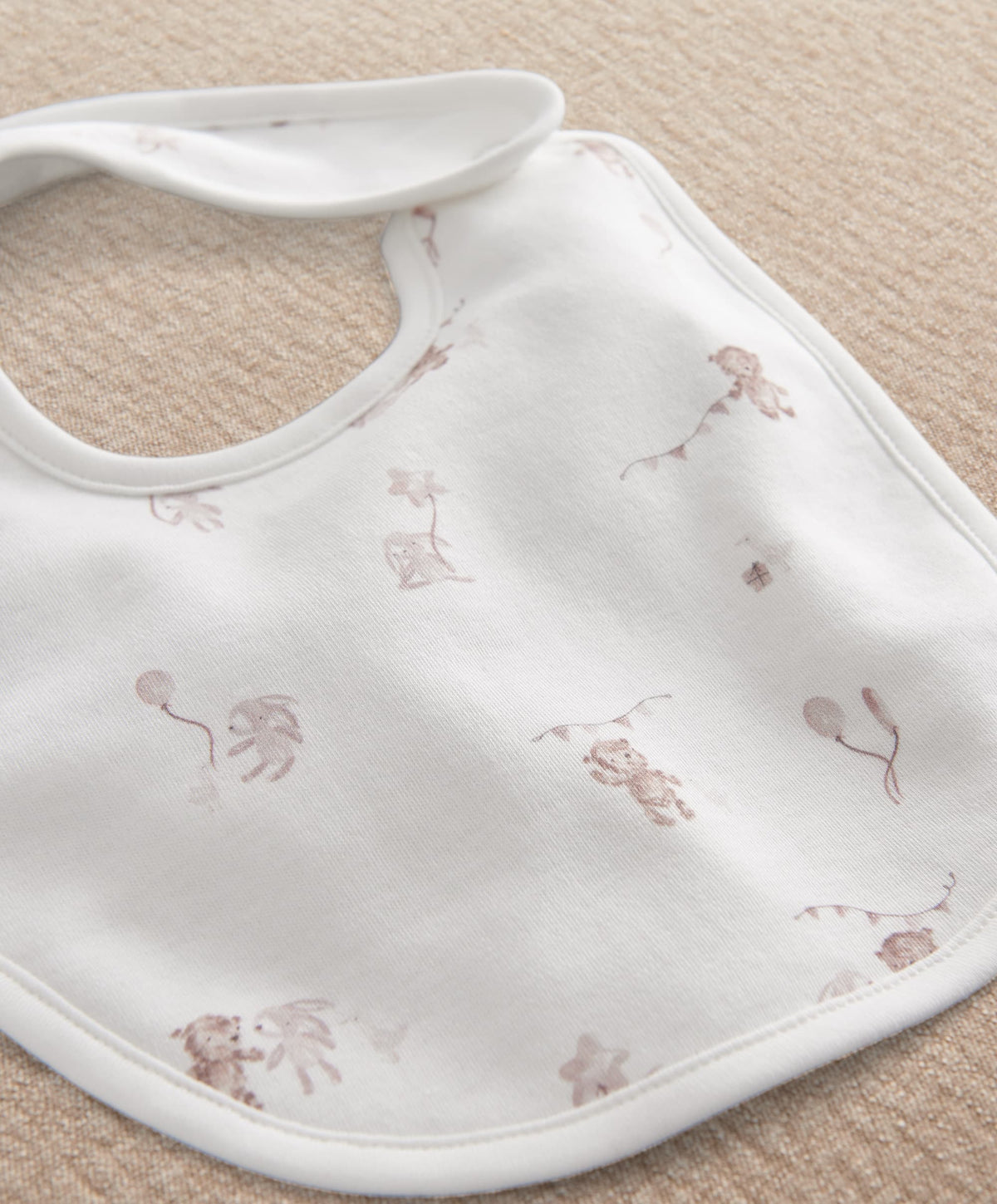 Mamas & Papas Bibs & Muslins Blank Celebration Print Bibs (Pack of 3)