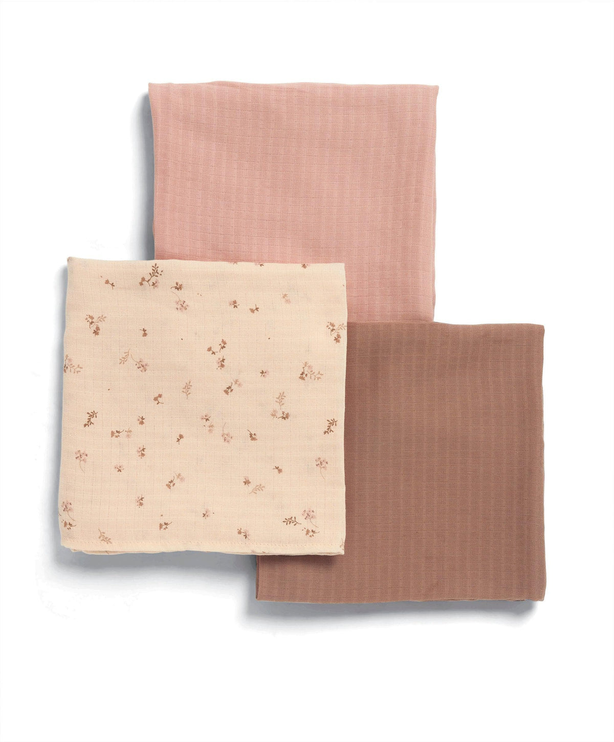 Mamas & Papas Bibs & Muslins Large Muslin Cloths (3 Pack) - Wildflower