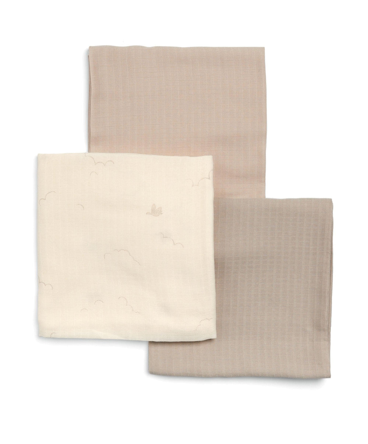 Mamas & Papas Bibs & Muslins Large Muslin Squares (3 Pack) - Welcome to the World Duckling