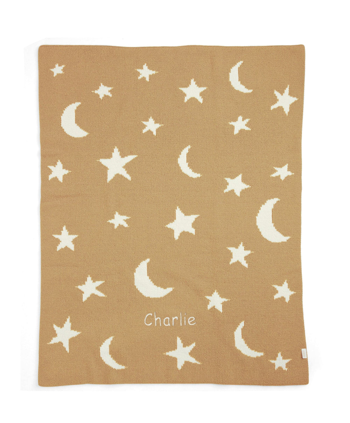 Mamas & Papas Blankets Chenille Blanket - Mustard Moon/Star