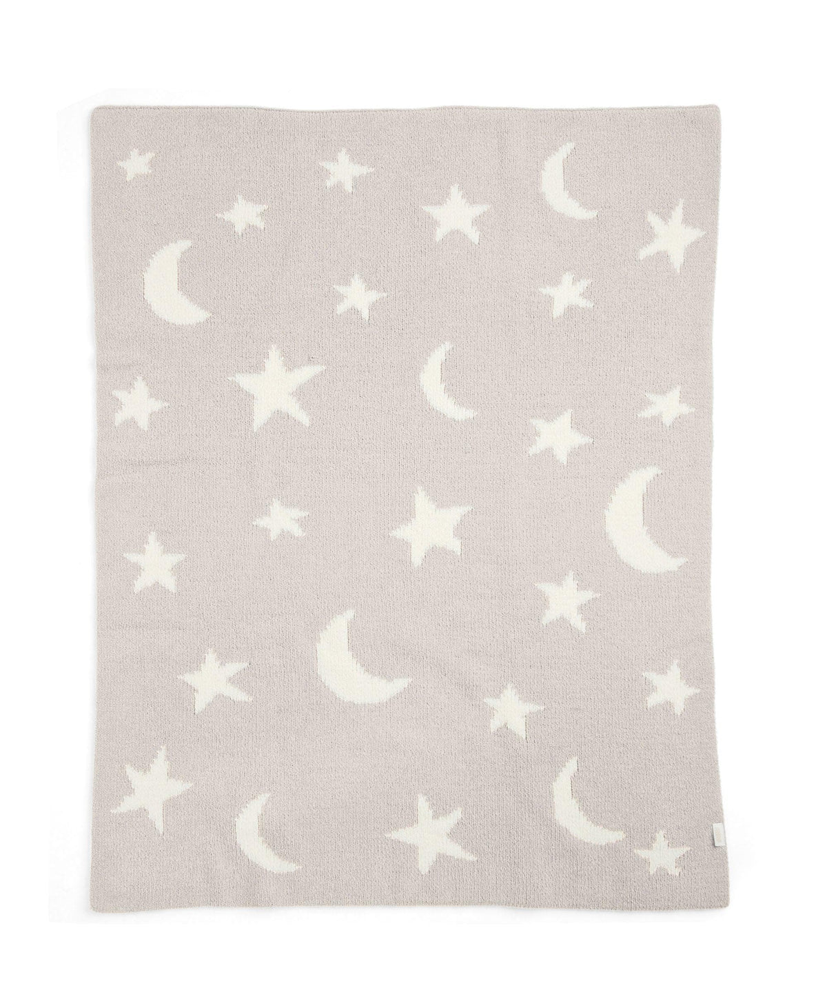Mamas & Papas Blankets Chenille Blanket - Neutral Moon/Star