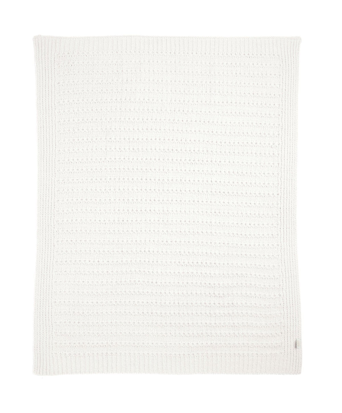Mamas & Papas Blankets Chenille Blanket - White Stripe