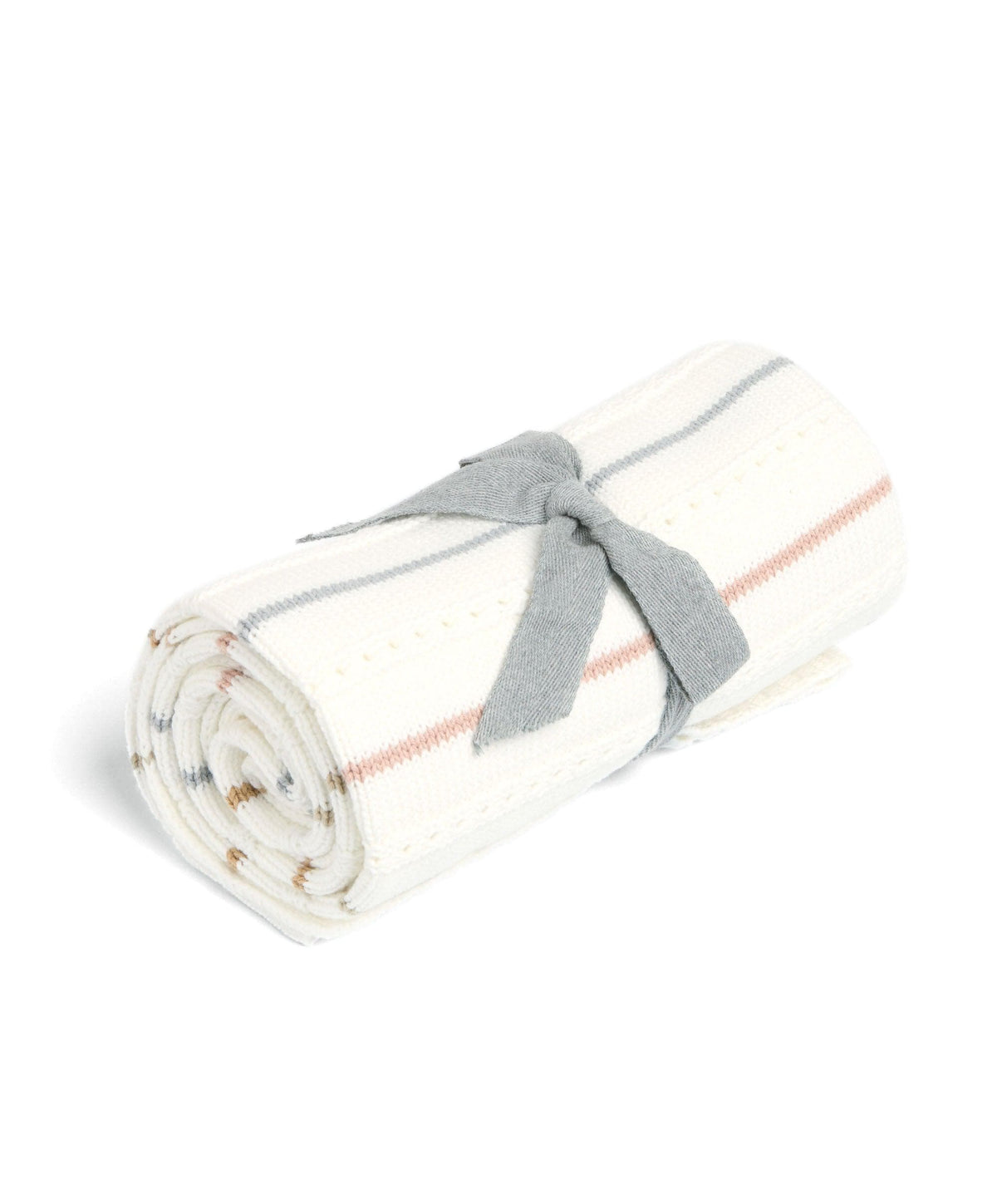 Mamas & Papas Blankets Knitted Blanket - Neutral Stripe
