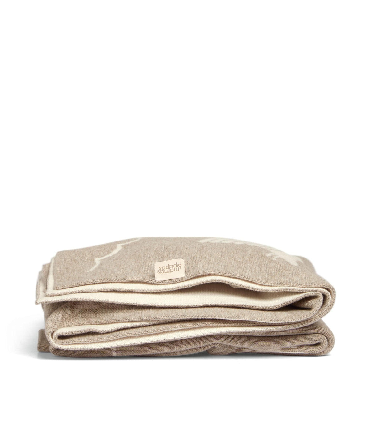 Mamas & Papas Blankets Knitted Blanket - Welcome to the World Duckling - Mocha