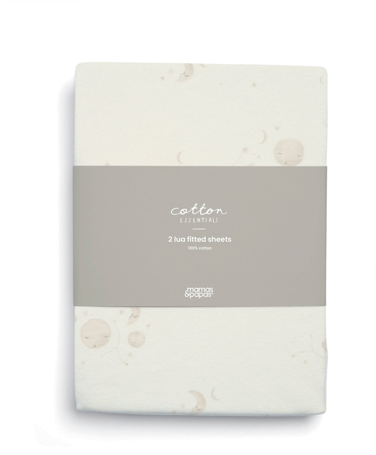 Mamas & Papas Blankets Lua Fitted Sheets (Pack of 2) - Cosmic Sky