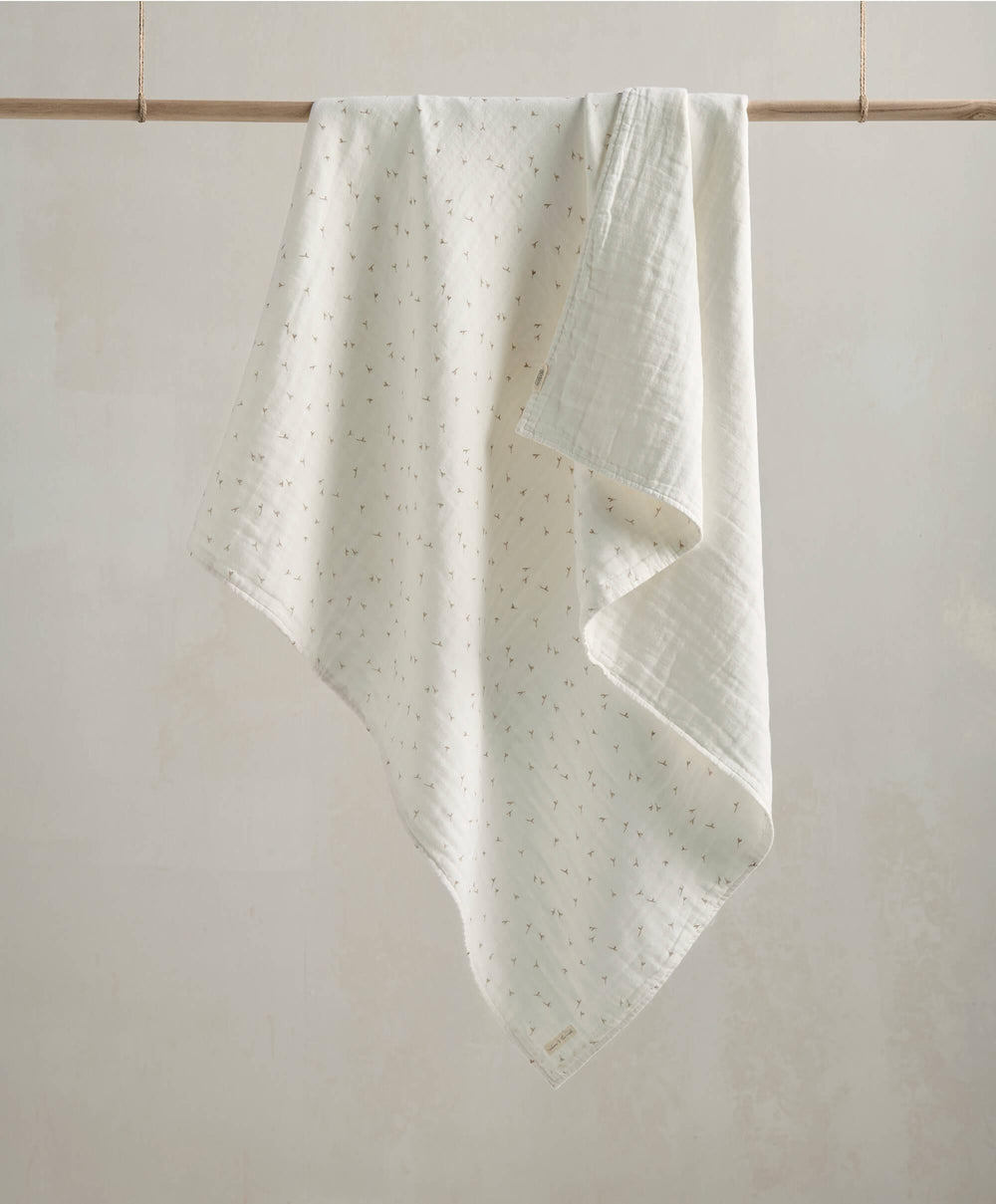Mamas & Papas Blankets Welcome to the World Seedling Muslin Blanket - Seed