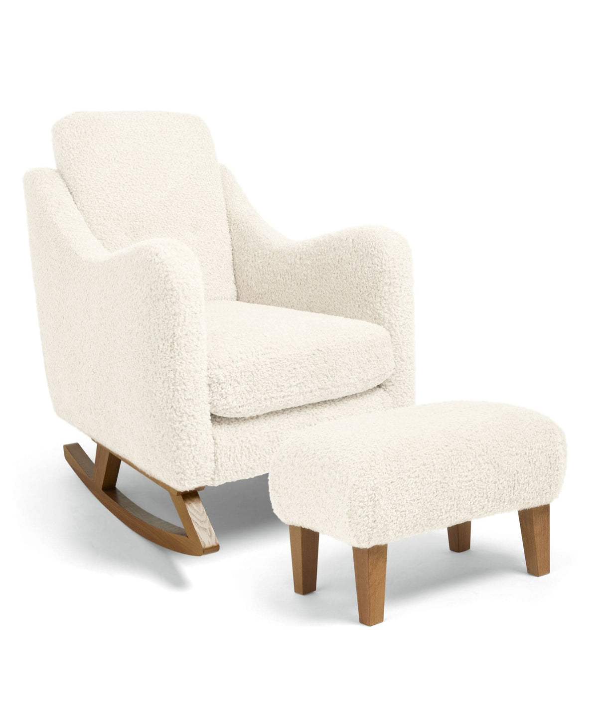 Mamas & Papas Bowdon Nursing Chair & Footstool Set - Snow Teddy