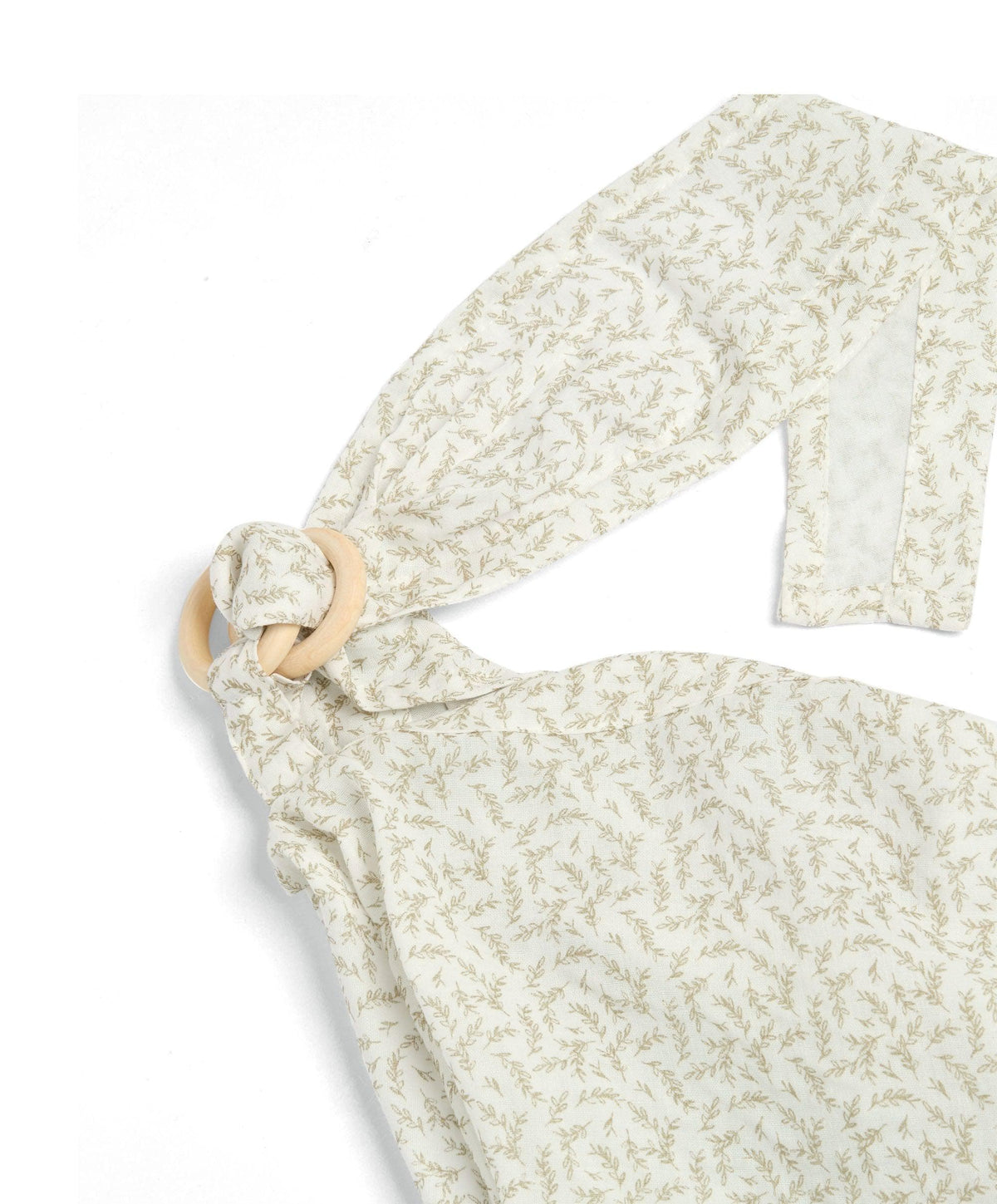 Mamas & Papas Breastfeeding Nursing Cover - Muslin Leaf Print