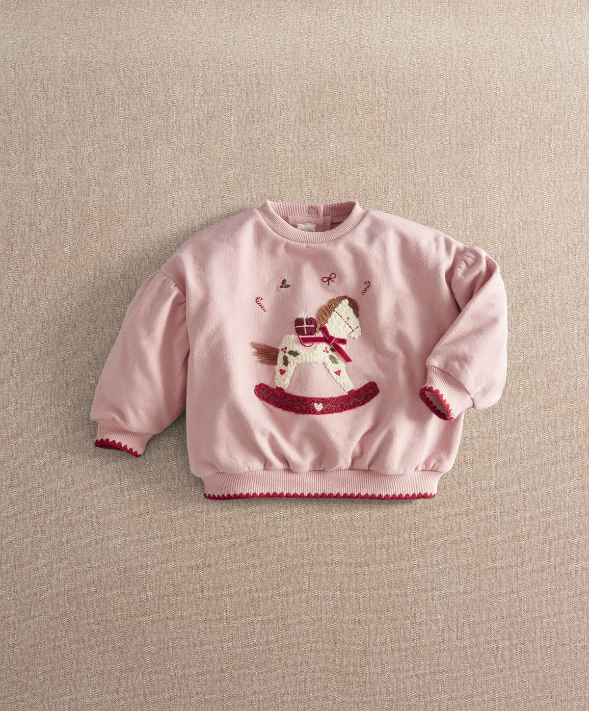 Mamas & Papas Christmas Rocking Horse Sweatshirt