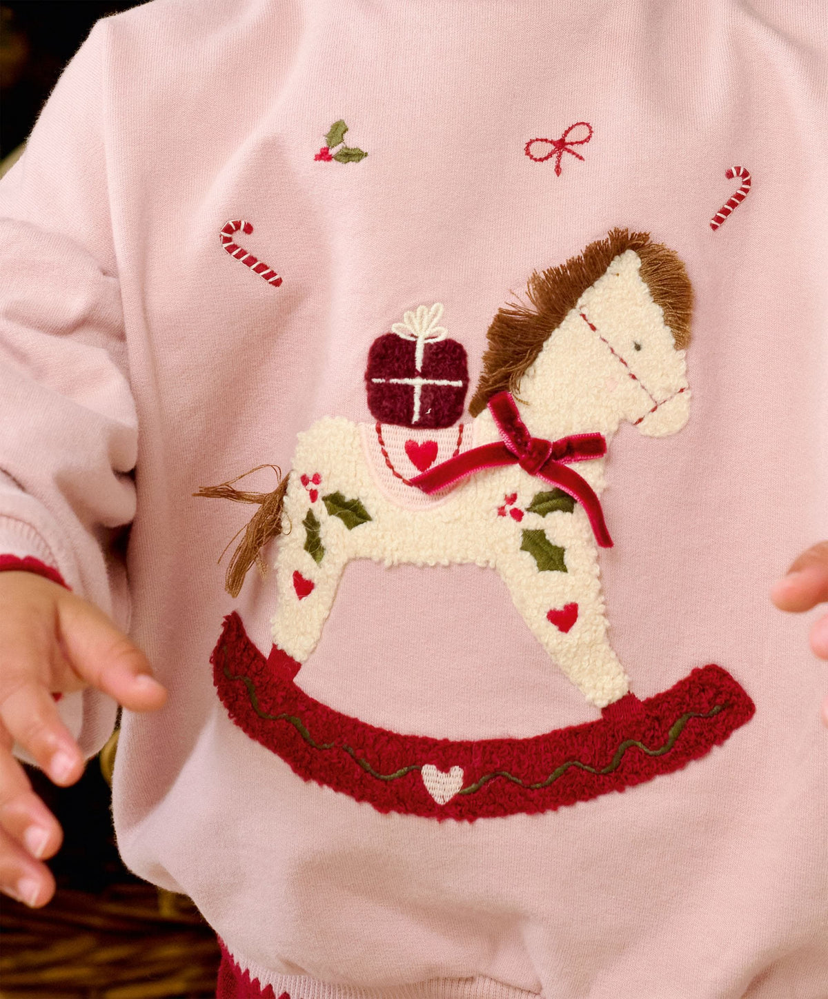 Mamas & Papas Christmas Rocking Horse Sweatshirt