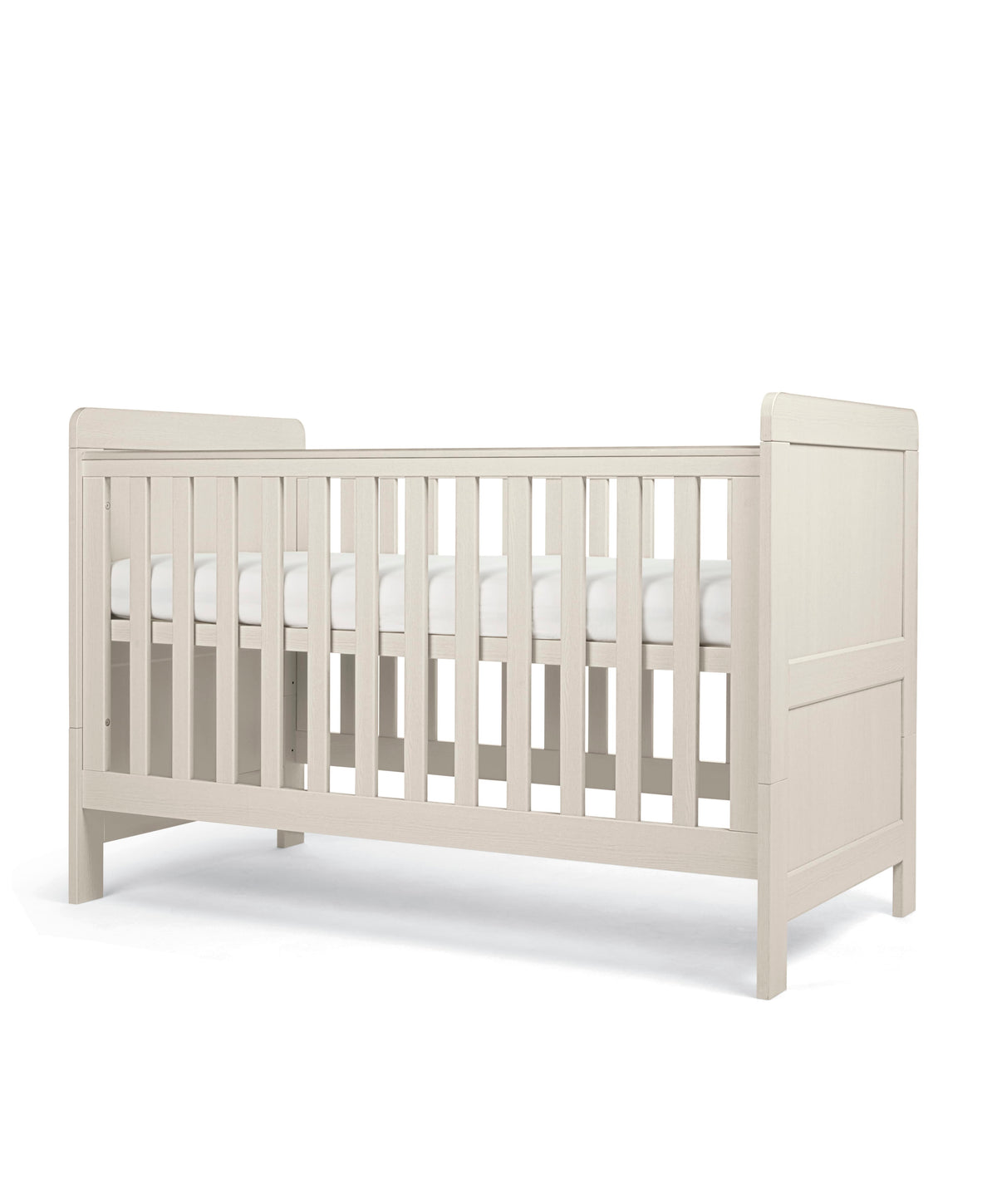Mamas & Papas Cotbed Bundles Atlas Cotbed with Premium Pocket Spring Cotbed Mattress - Stone