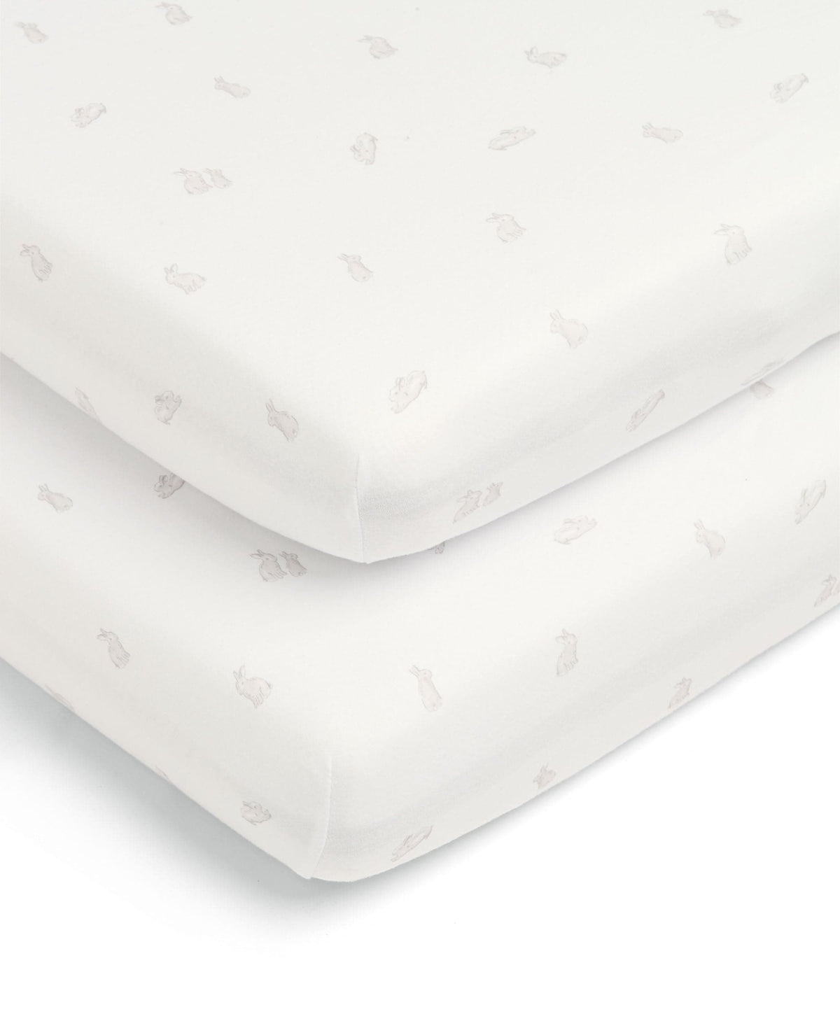 Mamas & Papas Cotbed Sheets Cotbed Fitted Sheets (2 Pack) - Bunny