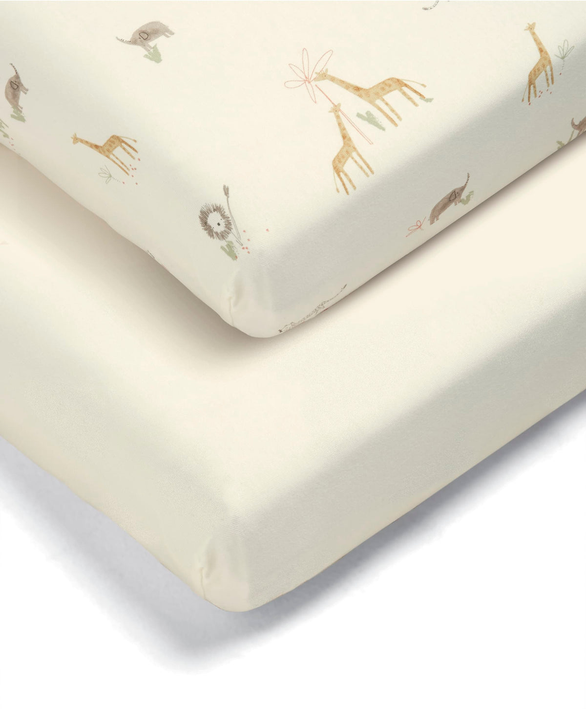Mamas & Papas Cotbed Sheets Cotbed Fitted Sheets (2 Pack) - Jungle