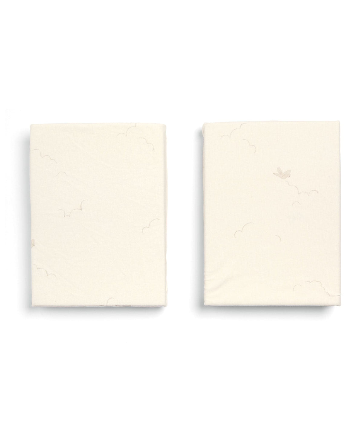 Mamas & Papas Cotbed Sheets Cotbed Fitted Sheets (2 pack) Welcome to the World Duckling - Cream