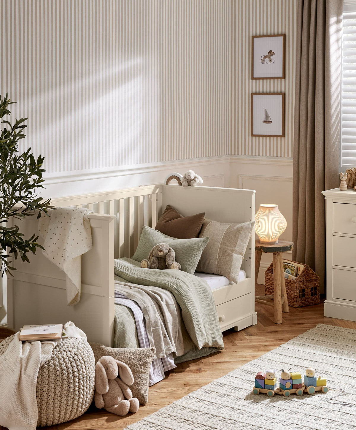 Mamas & Papas Cotbeds Oxford Cotbed - Cashmere