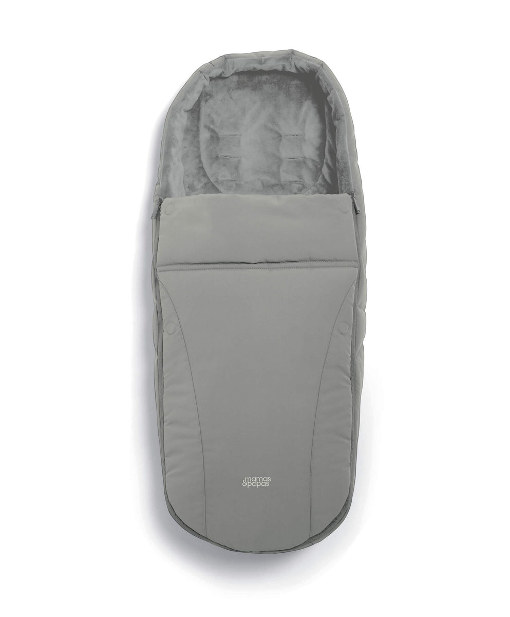 Buggy Footmuff Mamas And Papas Ocarro Footmuff Grey Twill PRE LOVED Mamas Papas Ocarro Pram Pushchair Grey Twill