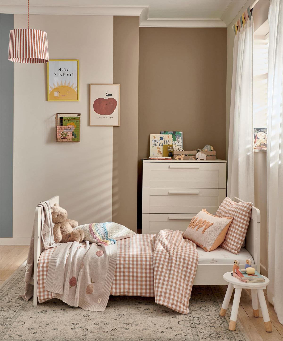 Mamas & Papas Furniture Sets Atlas 2 Piece Small Cotbed Set with Dresser Changer - Stone