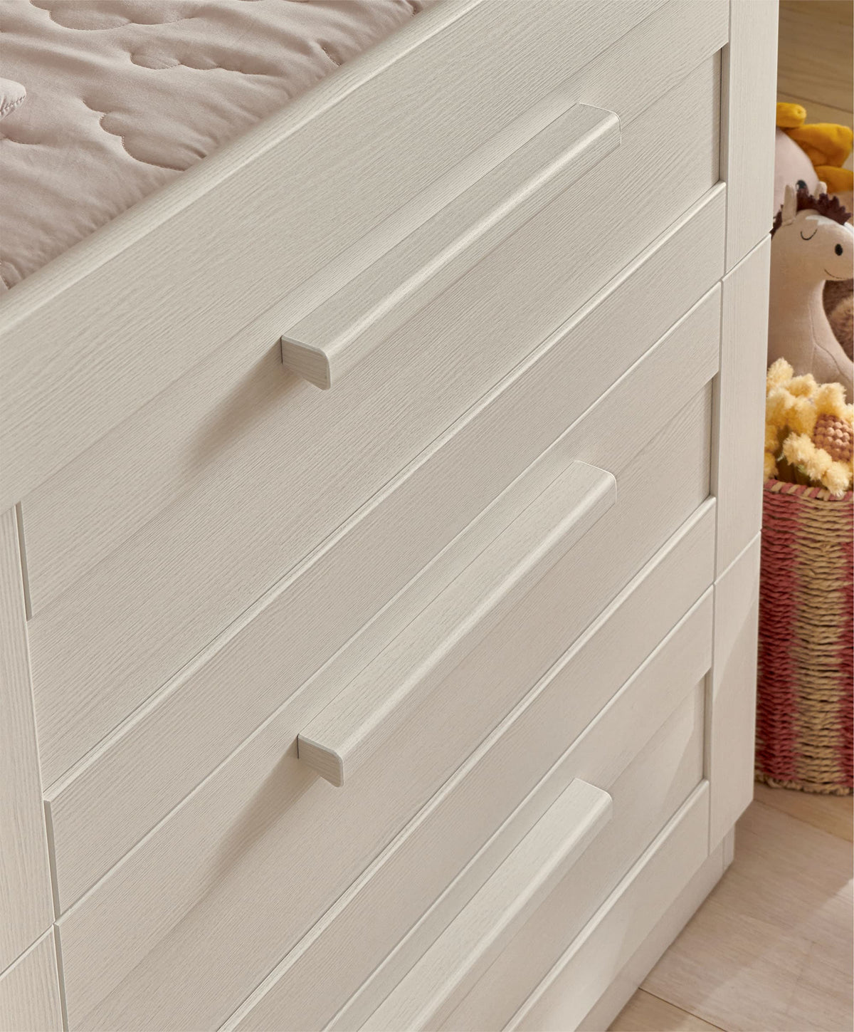 Mamas & Papas Furniture Sets Atlas 2 Piece Small Cotbed Set with Dresser Changer - Stone