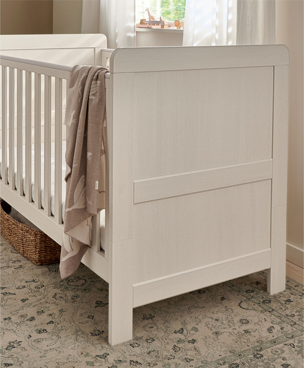 Mamas & Papas Furniture Sets Atlas 2 Piece Small Cotbed Set with Dresser Changer - Stone