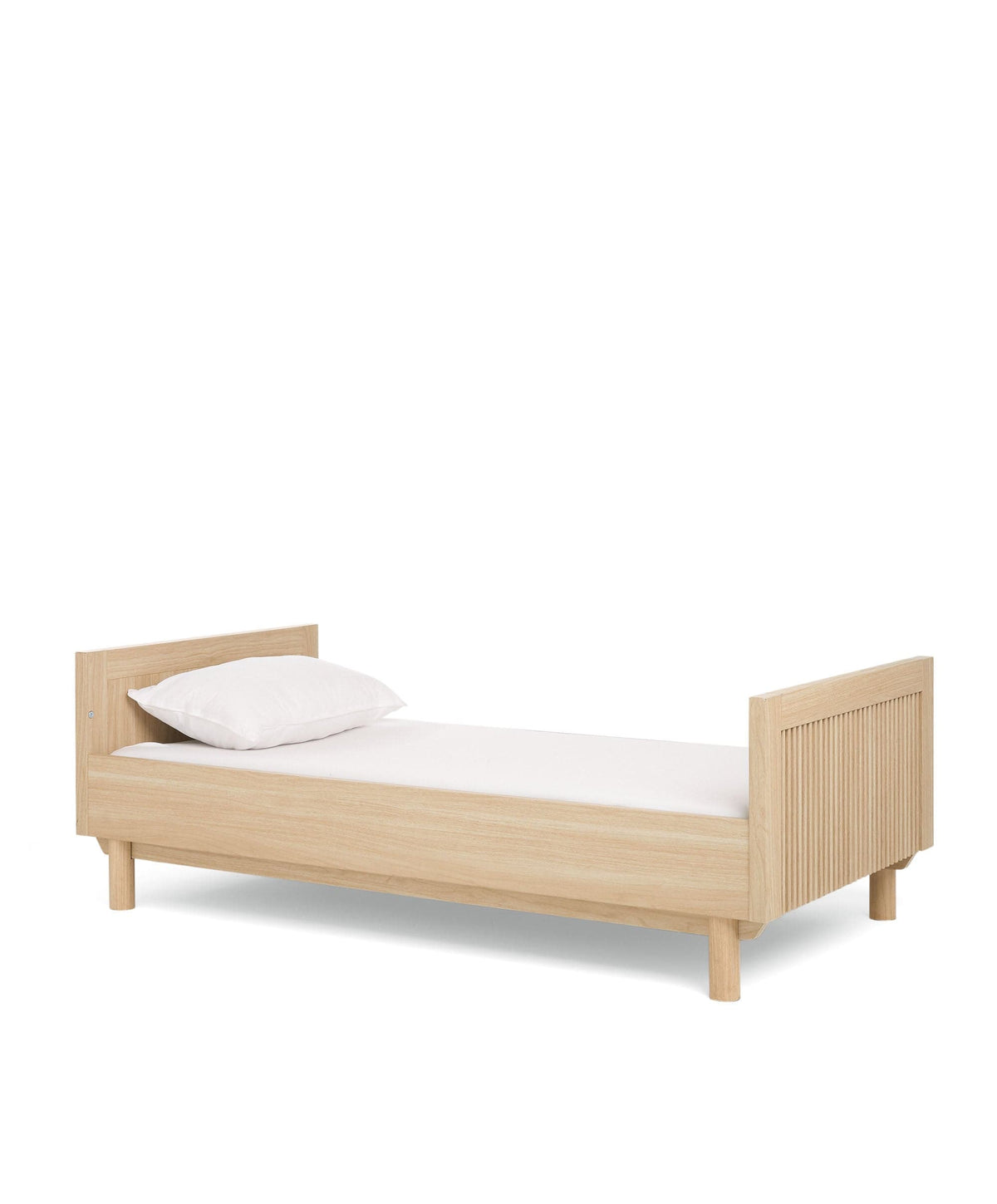 Mamas & Papas Furniture Sets Oska 3 Piece Cotbed Range With Narrow Dresser Changer & Wardrobe - Natural/Oak