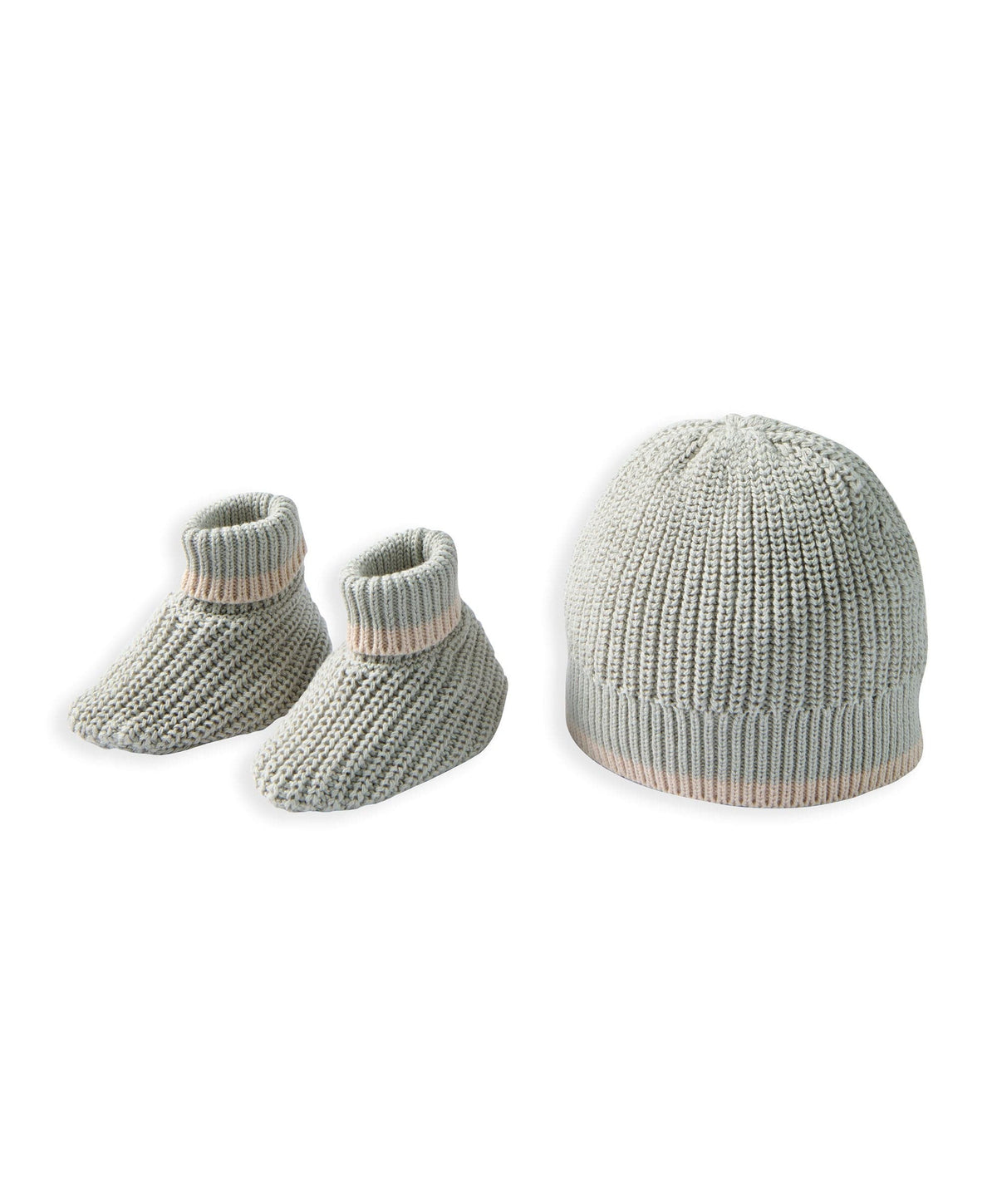 Mamas & Papas Hats & Booties Welcome to the world Knitted Hat & Booties Set