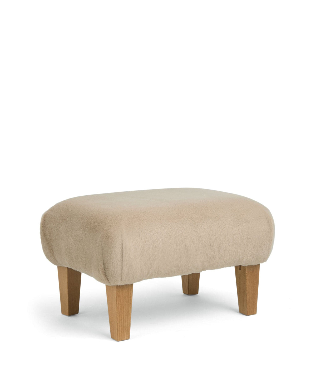 Mamas & Papas Hilson Nursing Chair & Footstool Set - Almond Sherpa