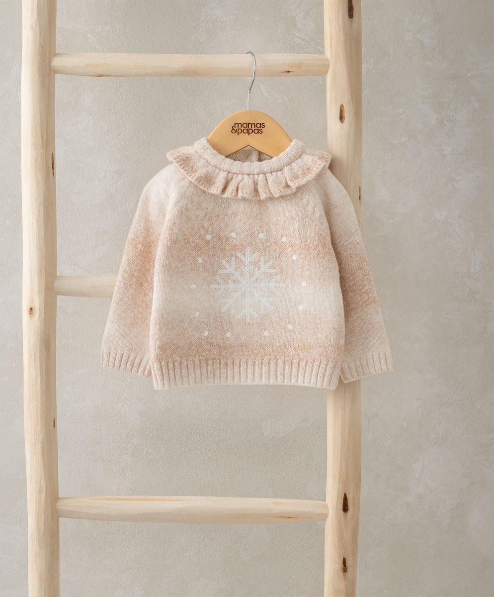 Snowflake Christmas Jumper Mamas & Papas UK