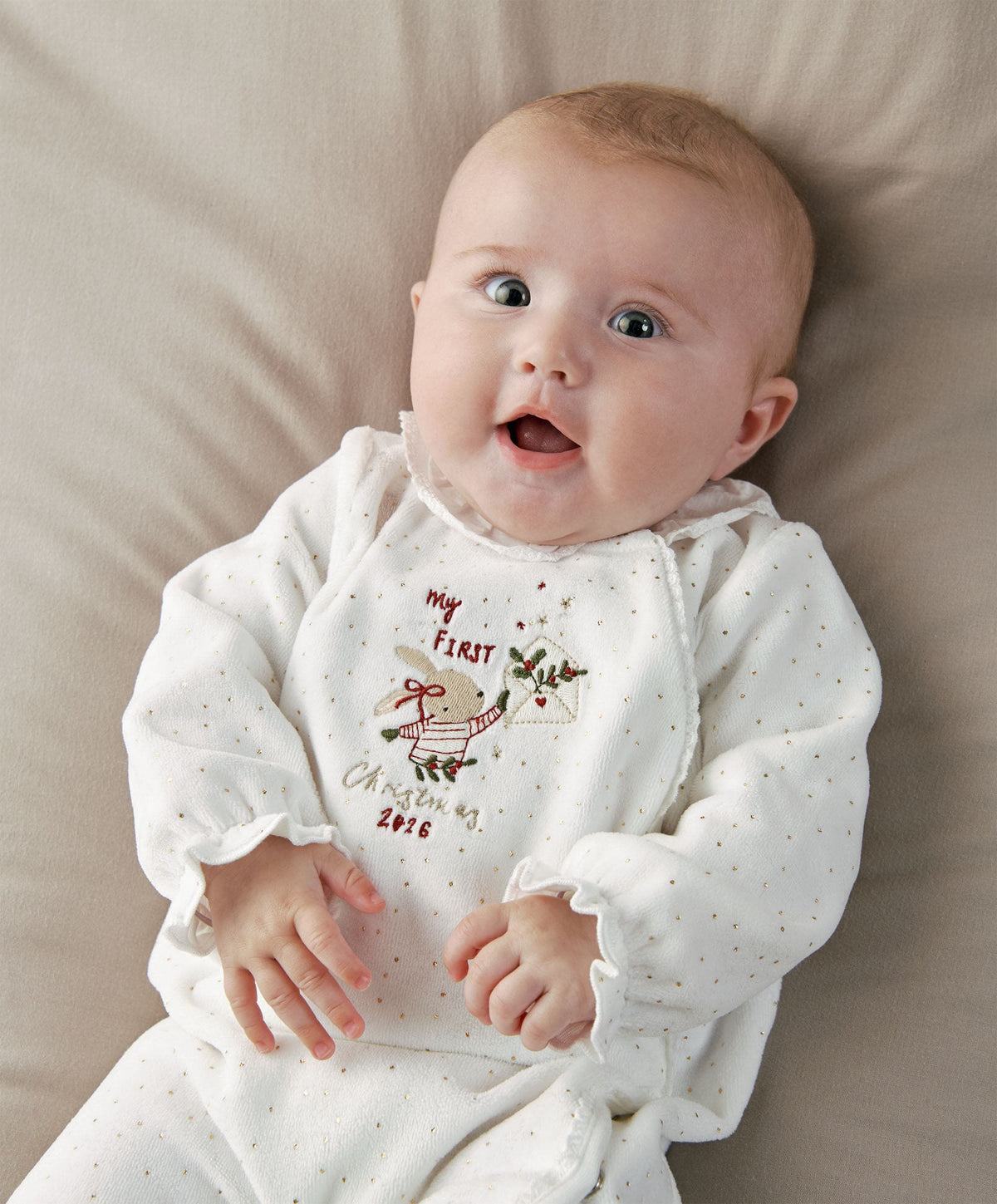 Mamas & Papas My First Christmas 2026 Bunny All In One
