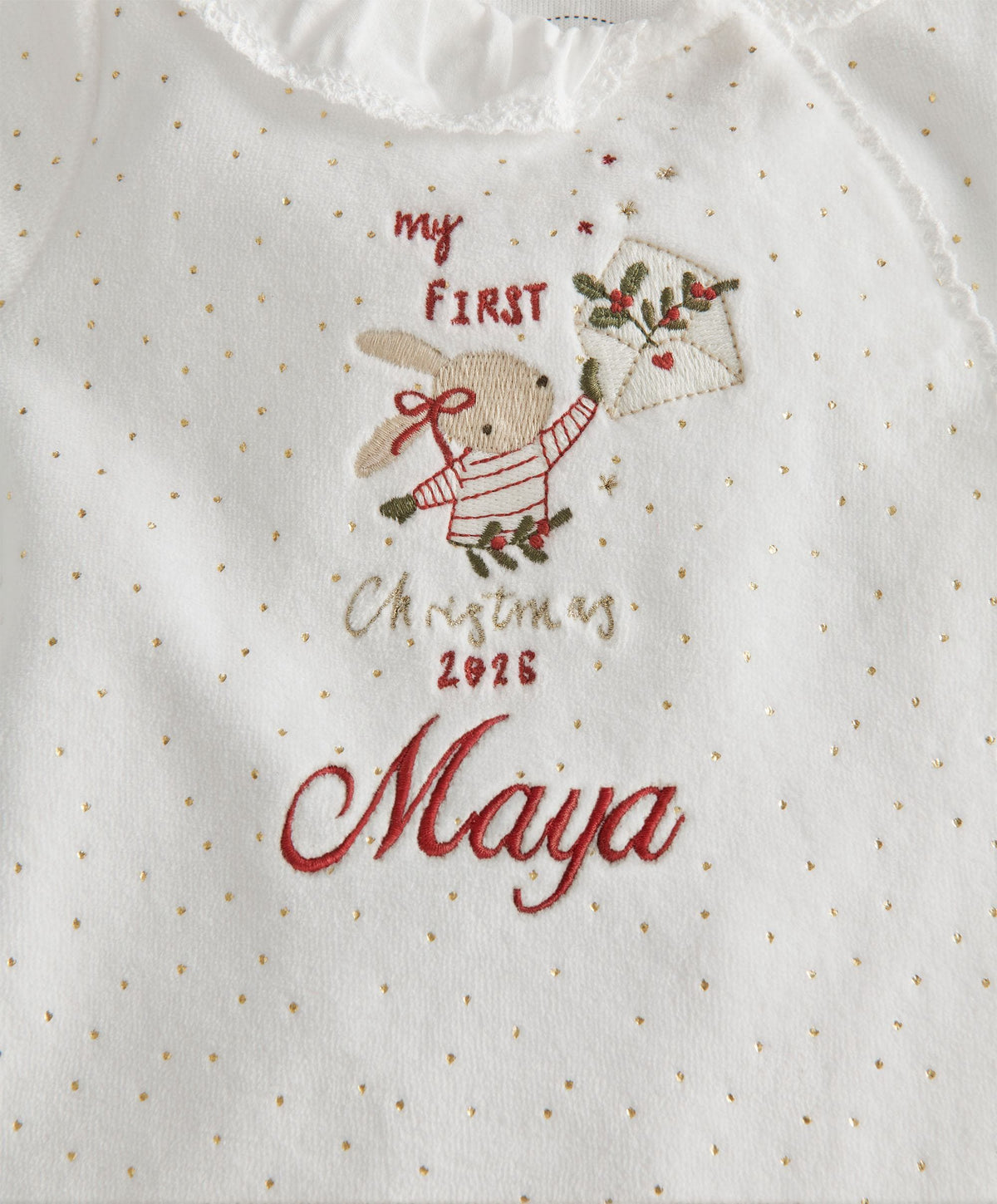 Mamas & Papas My First Christmas 2026 Bunny All In One