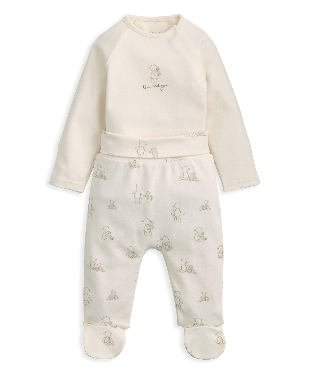 Mamas & Papas Outfits & Sets Bear Print Bodysuit & Bottoms Set (2 Pieces)