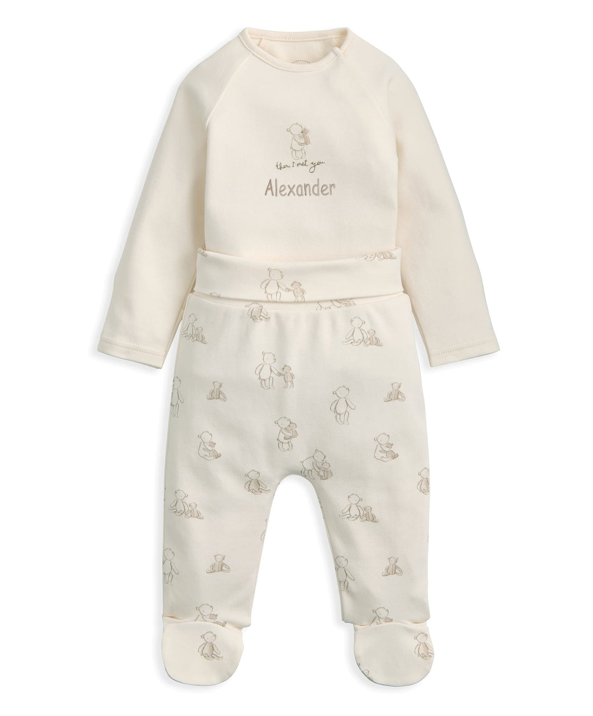 Mamas & Papas Outfits & Sets Bear Print Bodysuit & Bottoms Set (2 Pieces)
