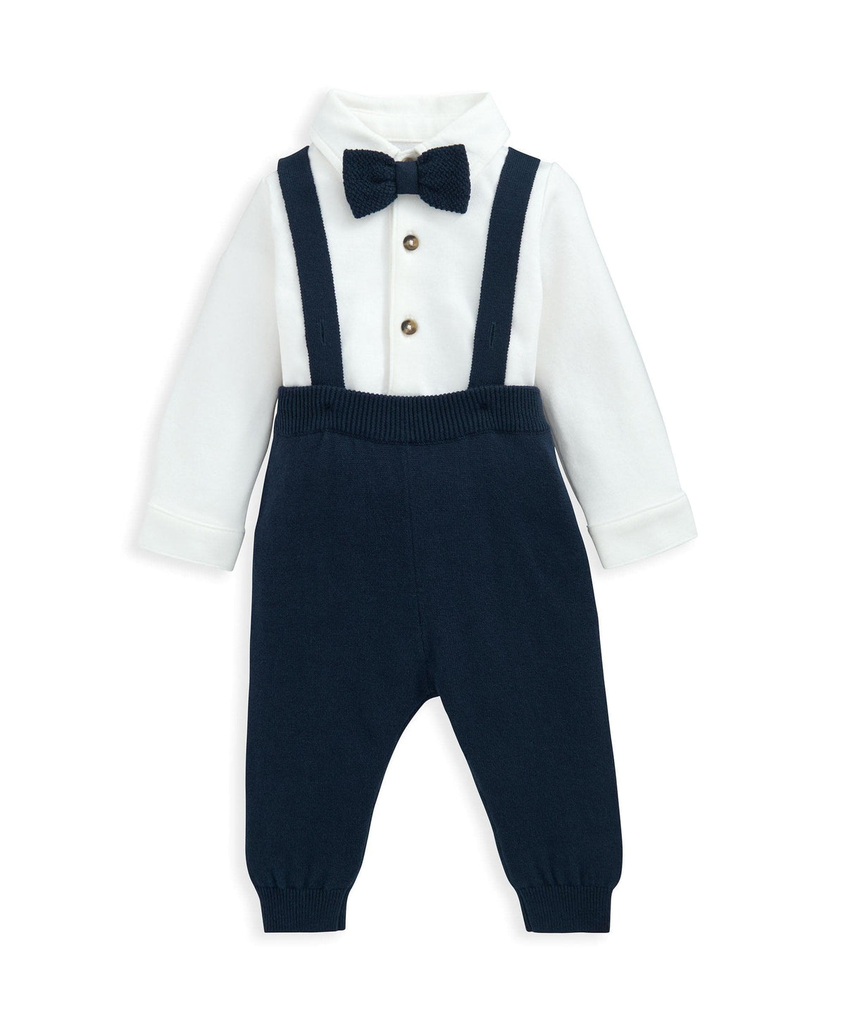 Mamas & Papas Outfits & Sets Bow Tie, Braces, Bodysuit & Trousers Outfit Set